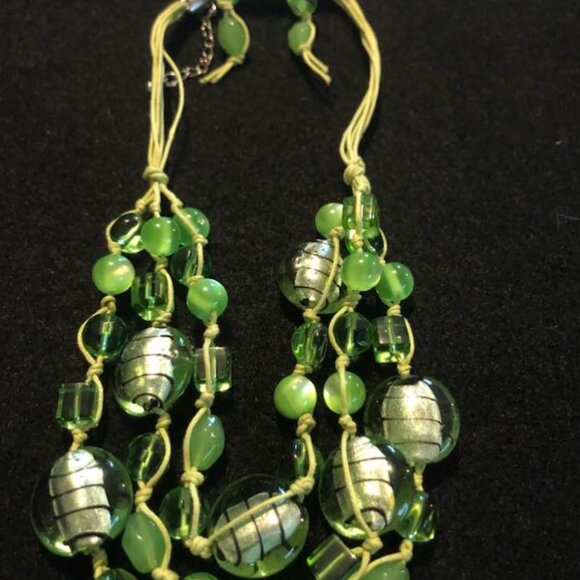 Hand Crafted Jewelry - Necklace and Earring Set